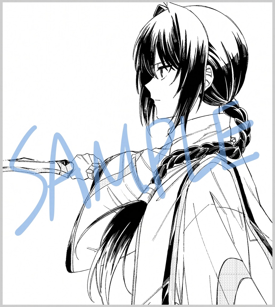 ミニ色紙(ヤマトタケル)