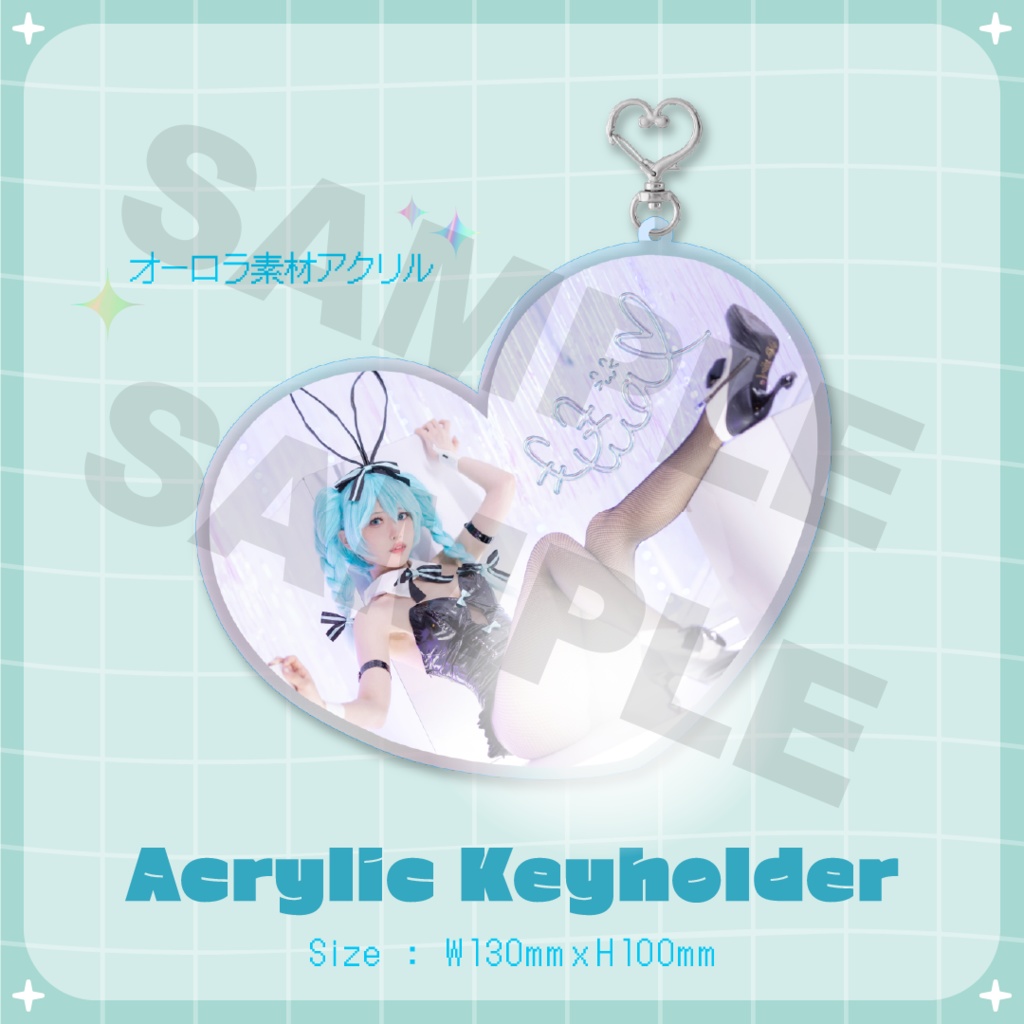 【C105】初音ミクバニー BIGアクリルキーホルダー