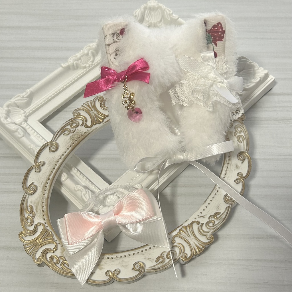 ねこさんのかぶりもの×リボンセット