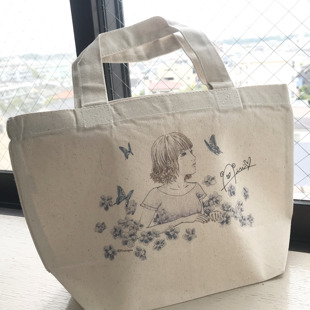 藍梨オリジナルトートバッグ(S)