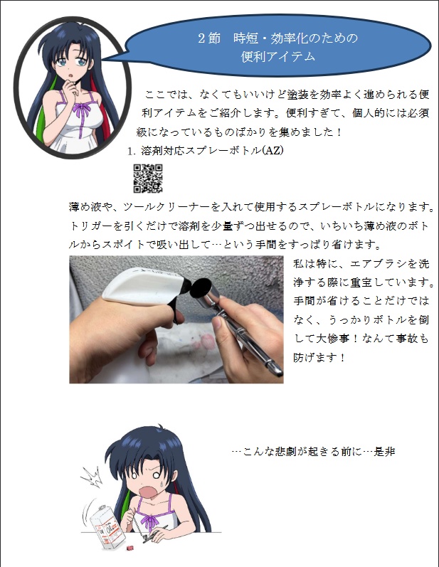 塗装二年生のエアブラシ布教本