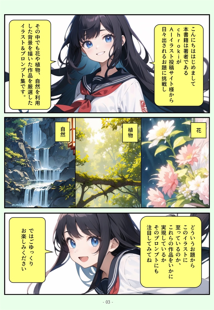 『flowers』 chroki AIイラスト&プロンプト集 02