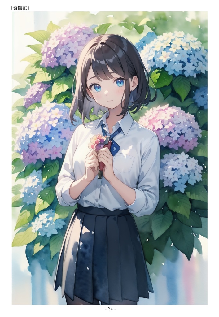 『flowers』 chroki AIイラスト&プロンプト集 02