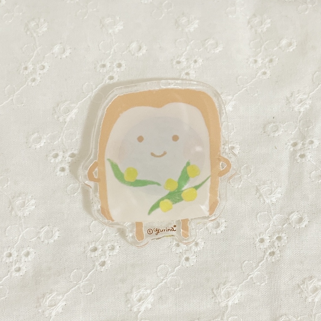 【アクリルマグネット】食パンとひつじ(食パンくんのファッションショー)