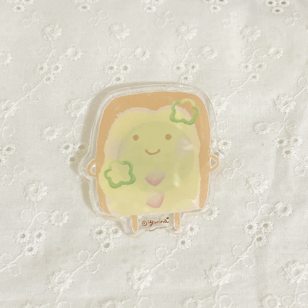 【アクリルマグネット】食パンとひつじ(食パンくんのファッションショー)