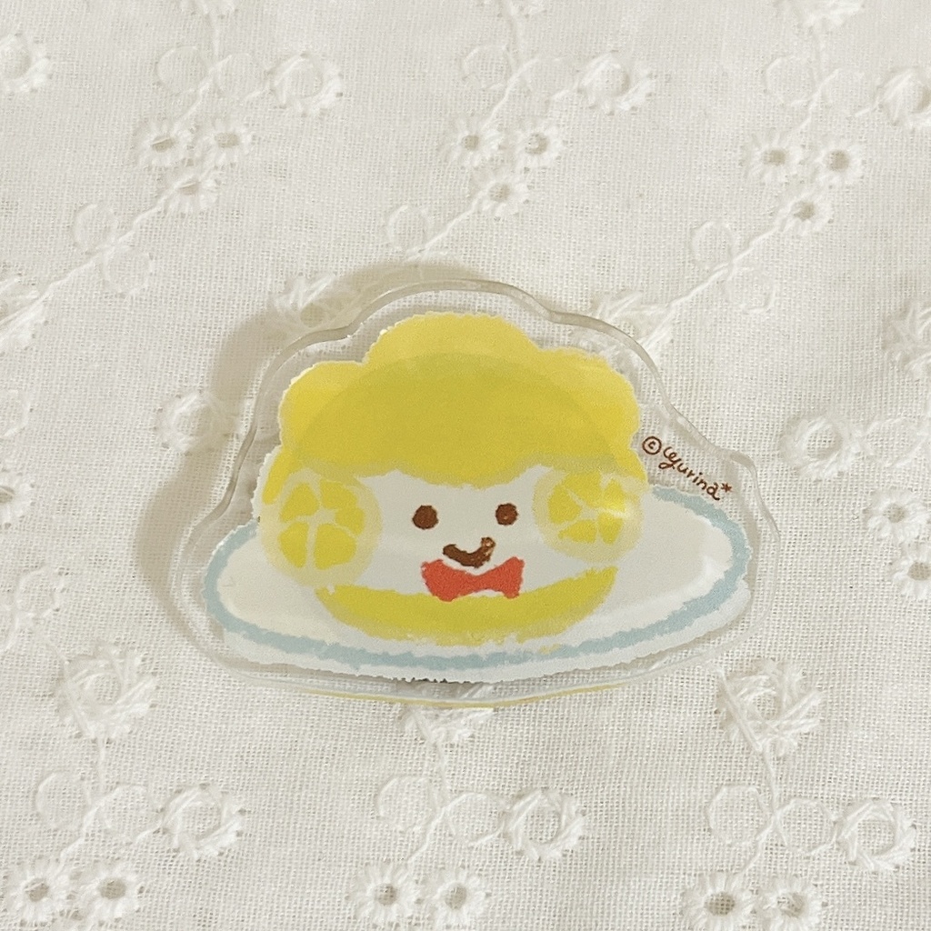 【アクリルマグネット】食パンとひつじ(カフェメニュー)