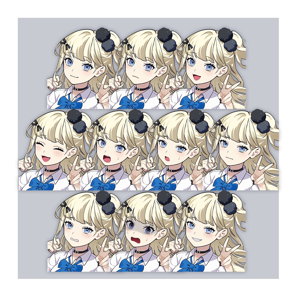 【立ち絵素材】002 色素薄めギャル