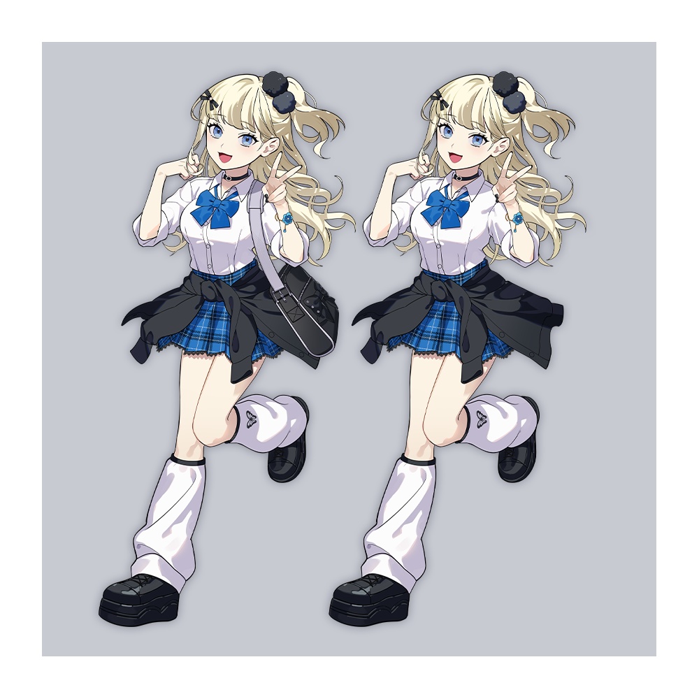 【立ち絵素材】002 色素薄めギャル