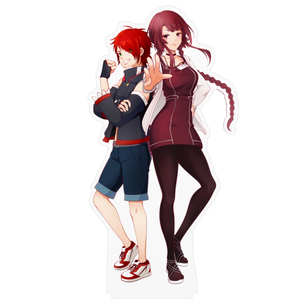 アシッドレッドキービジュアルアクリルフィギュア