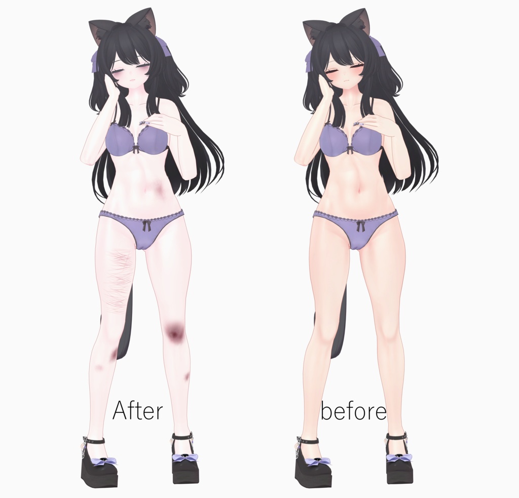Maya用 No.1 make up&body texture