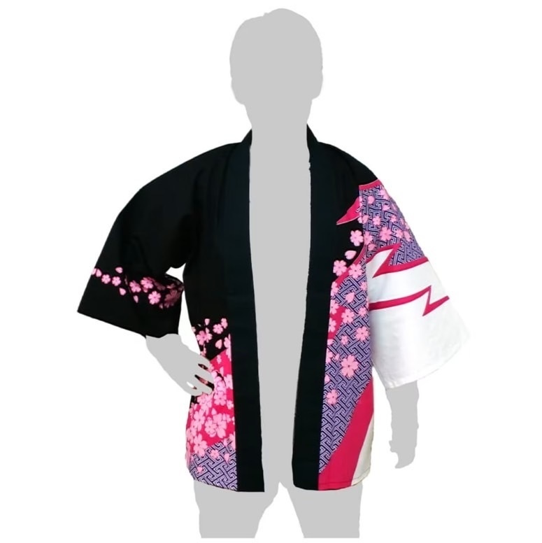 音遊会オリジナルはっぴ(黒紫)【完全受注生産・予約商品】