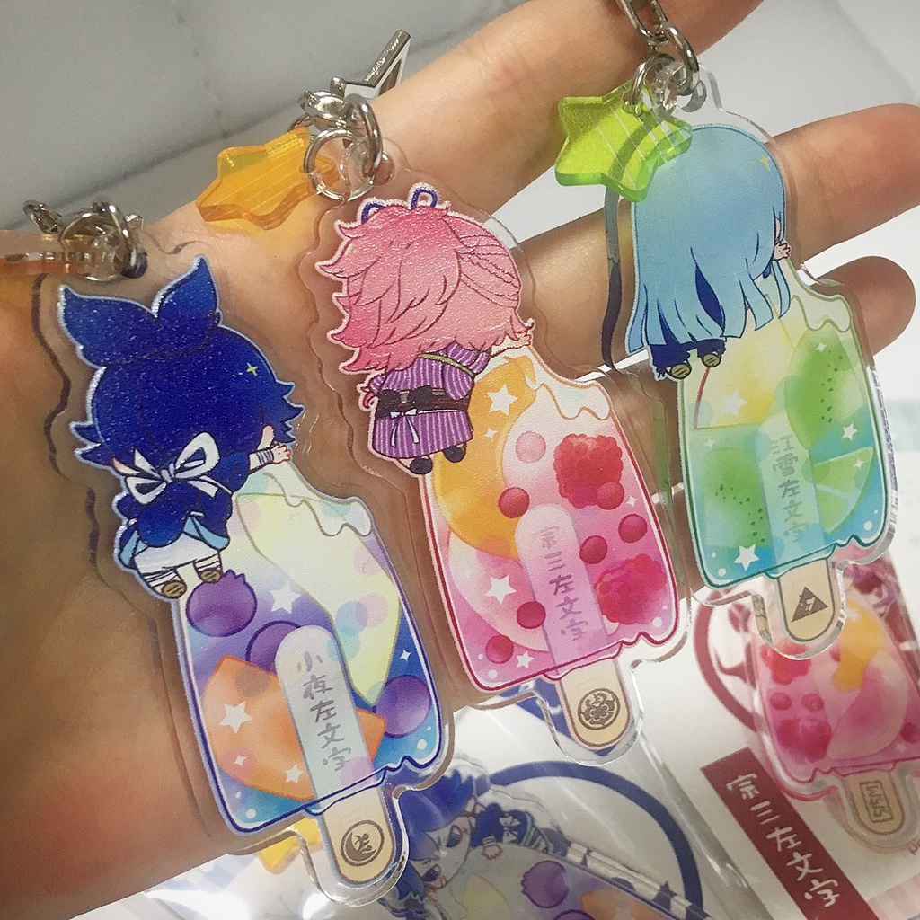 【515M】左文字 あいすアクキー【刀剣乱舞】