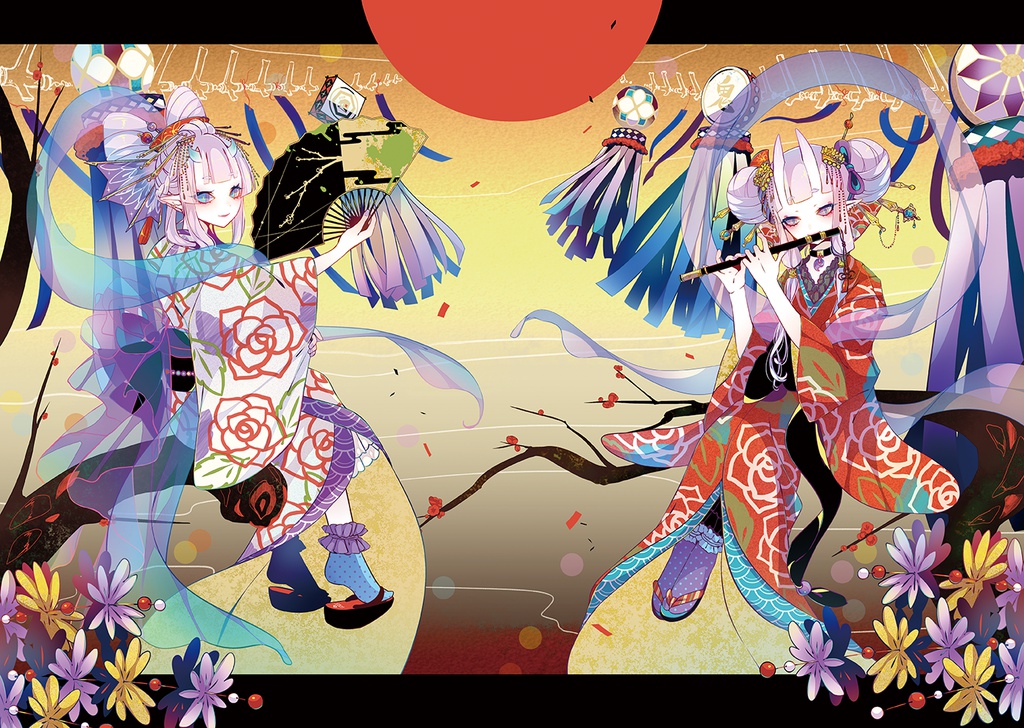 【515M】 イラスト本:ものの怪 【オリジナル】