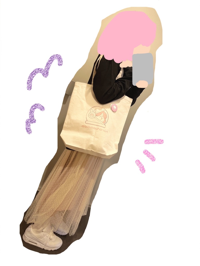 ひろたもか トートバッグ