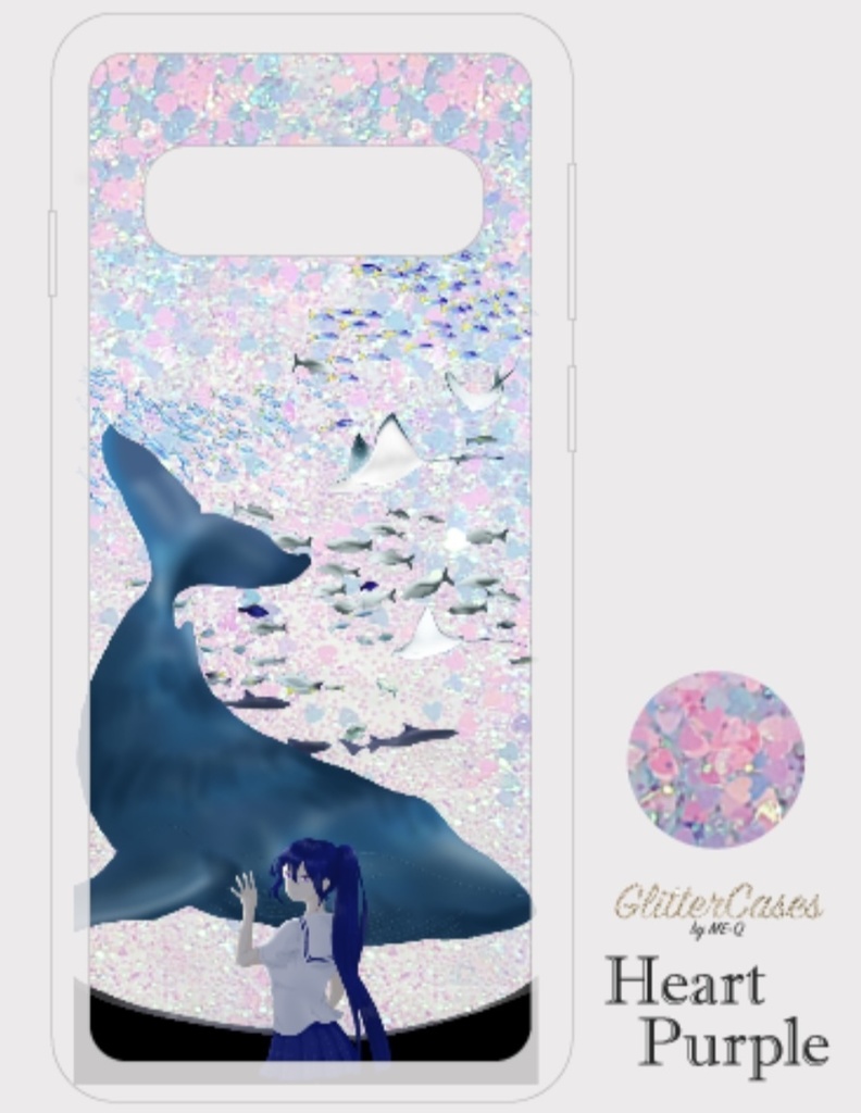 グリッタースマホケース*.水瀬薫子