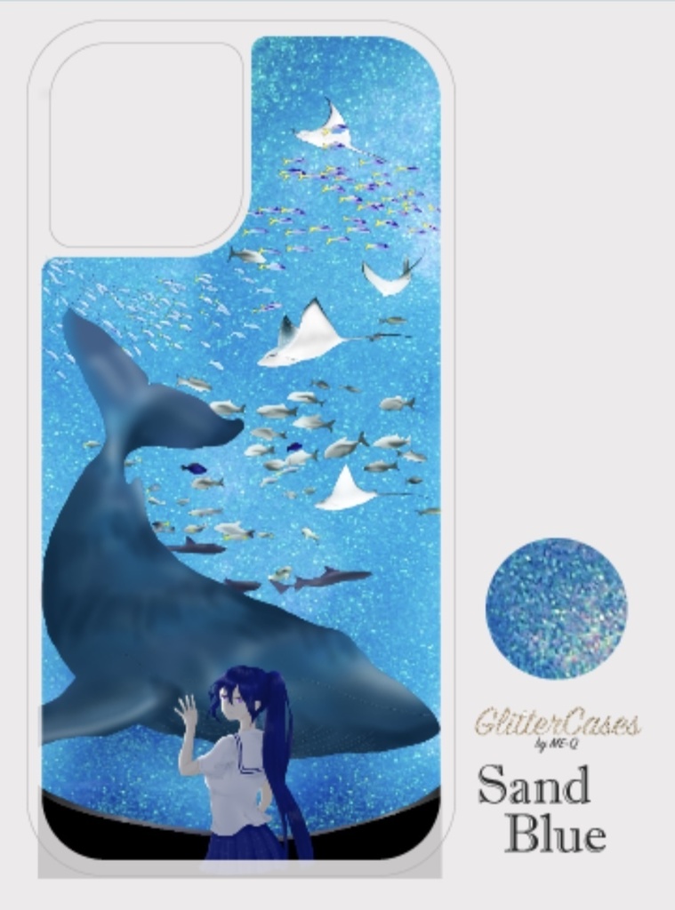 グリッタースマホケース*.水瀬薫子