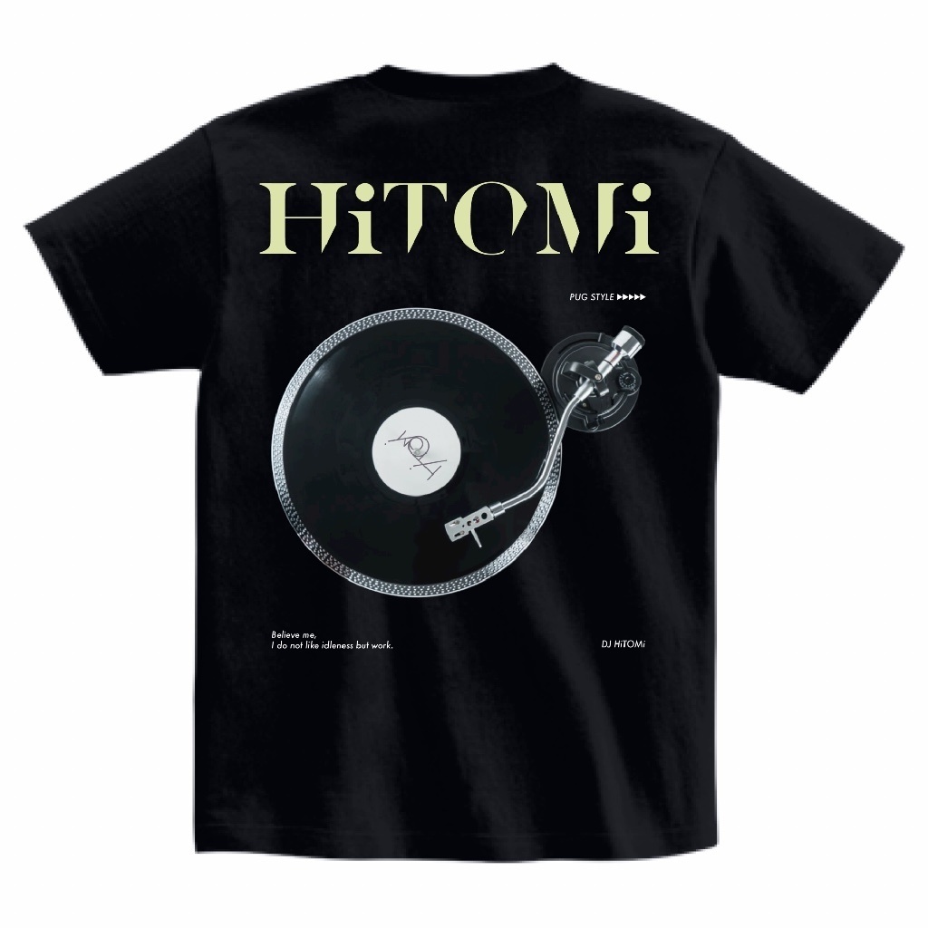 新作HiTOMi Tシャツ【黒】