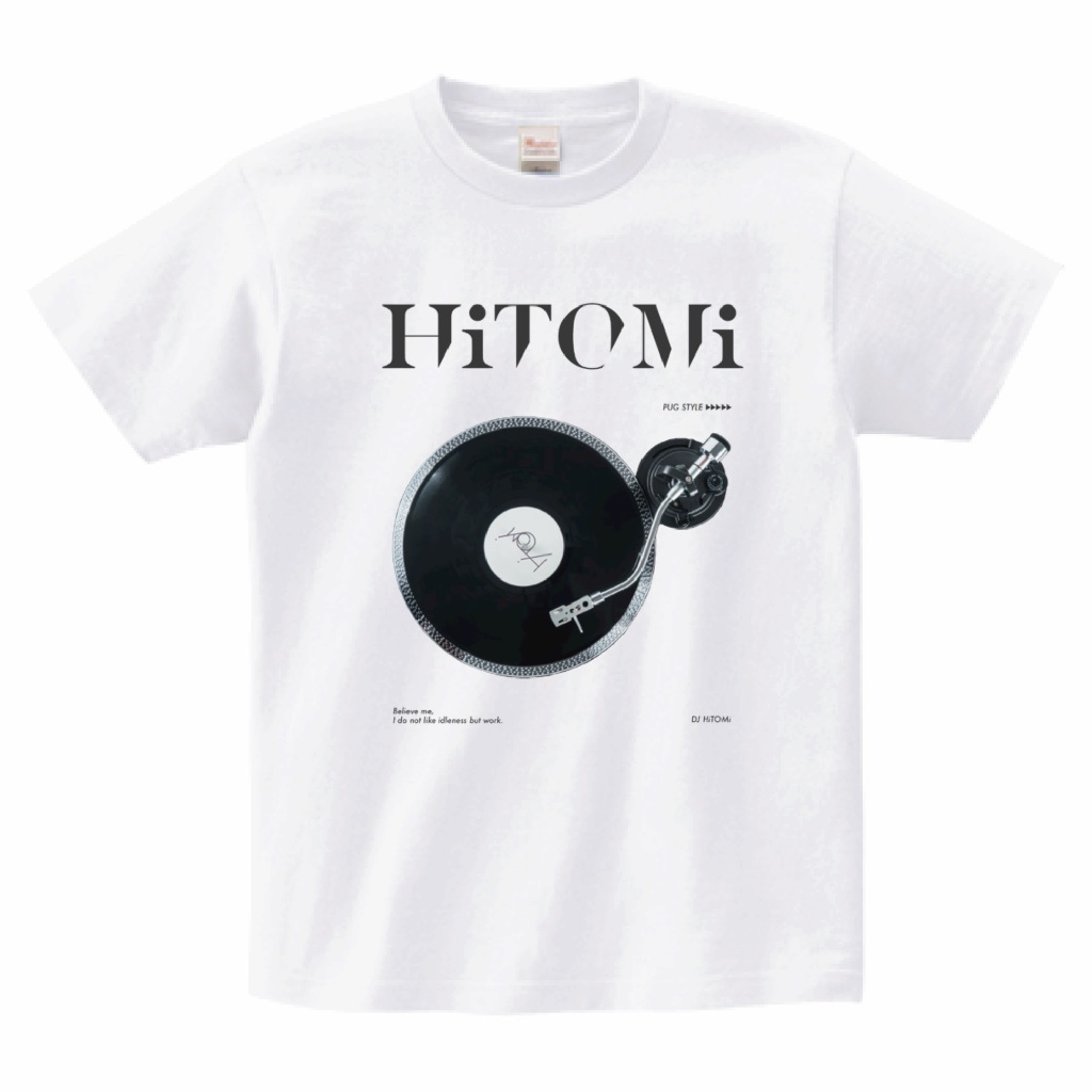 新作HiTOMi Tシャツ【白】