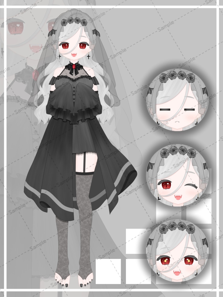 【002立ち絵_限定一点物】吸血鬼お嬢様