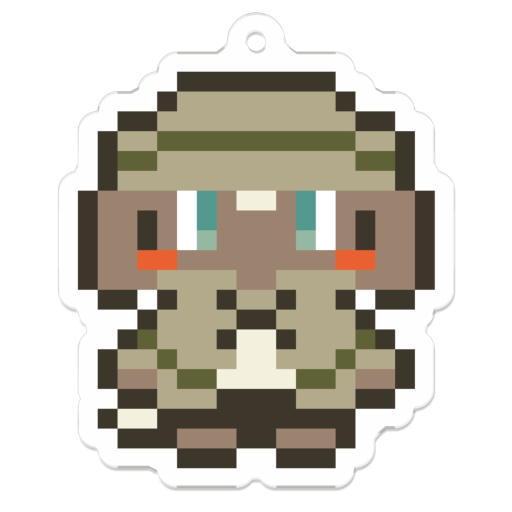 あじたまキーホルダー(a)