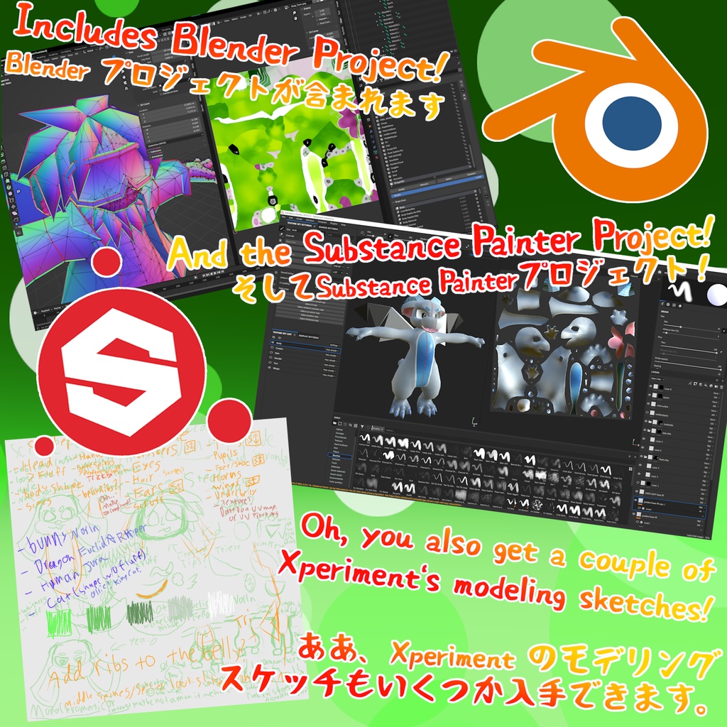 Xperiment - 100% カスタマイズ可能な Customizable VRChat アバター Avatar