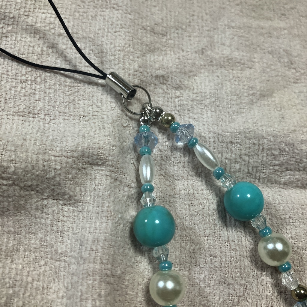 【ハンドメイド】海のスマホストラップ