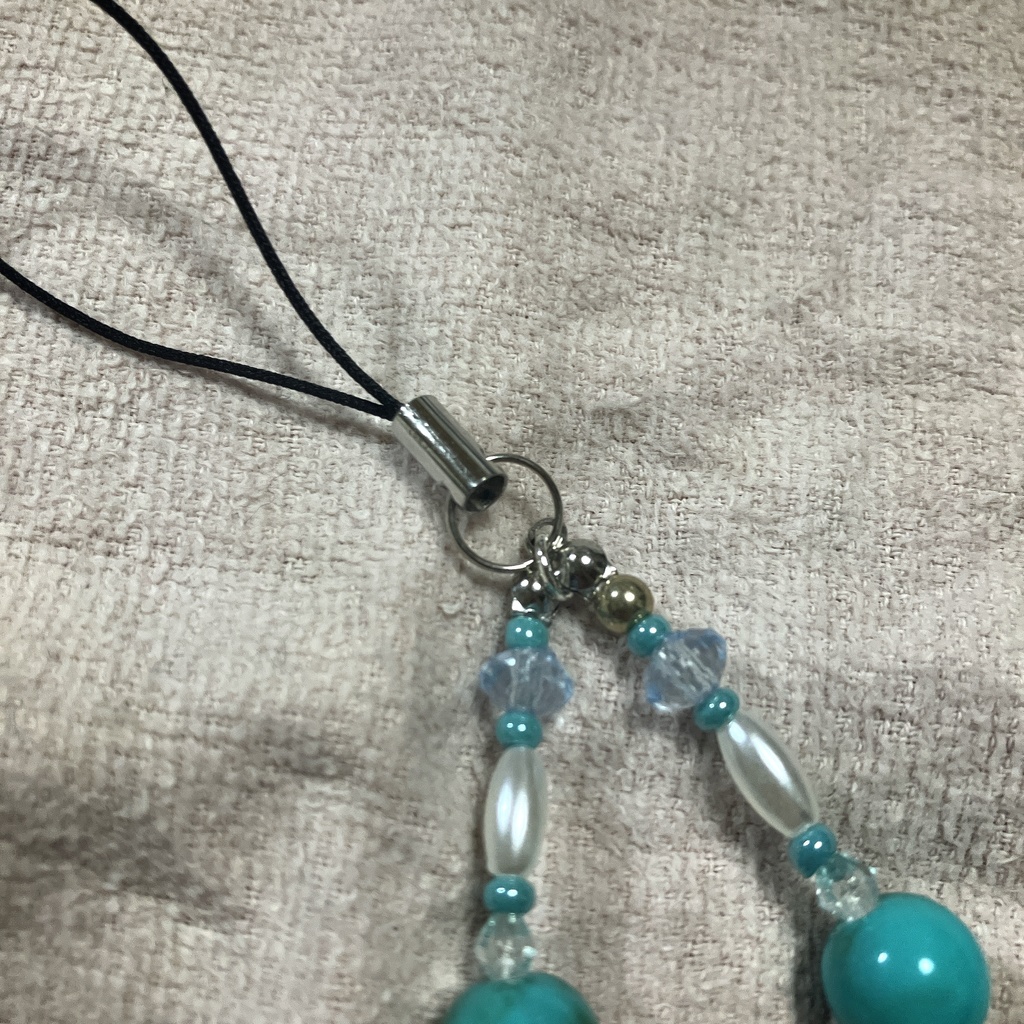 【ハンドメイド】海のスマホストラップ