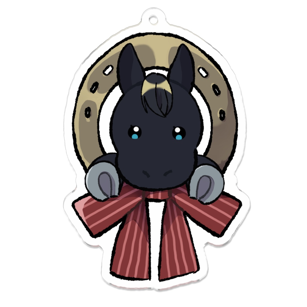 青毛の馬アクキー