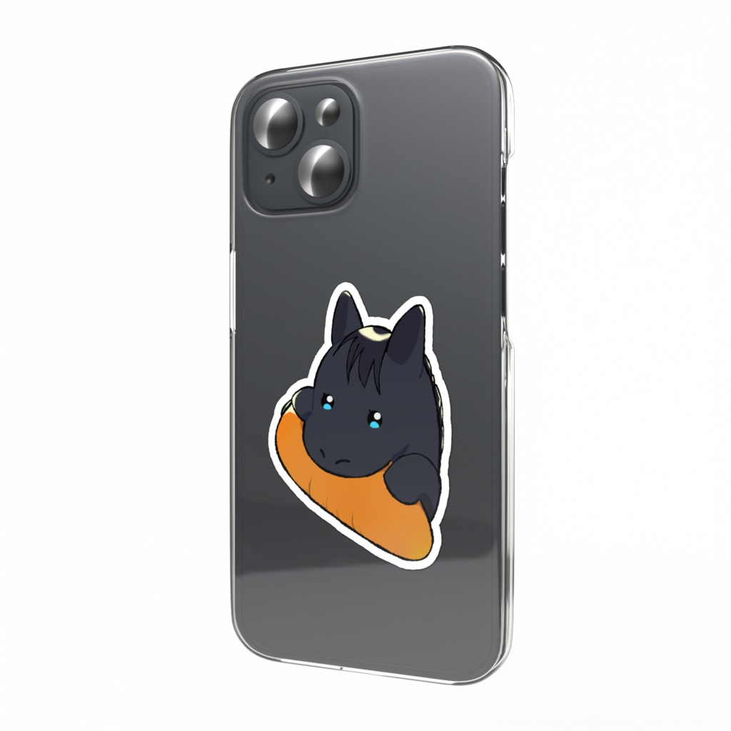 馬＆にんじんステッカー