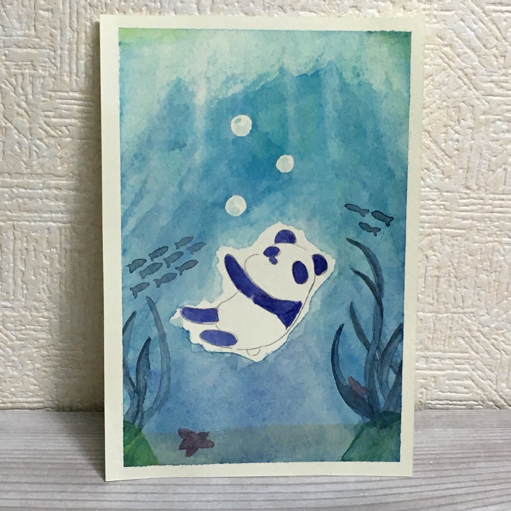 原画『ぶくぶく』