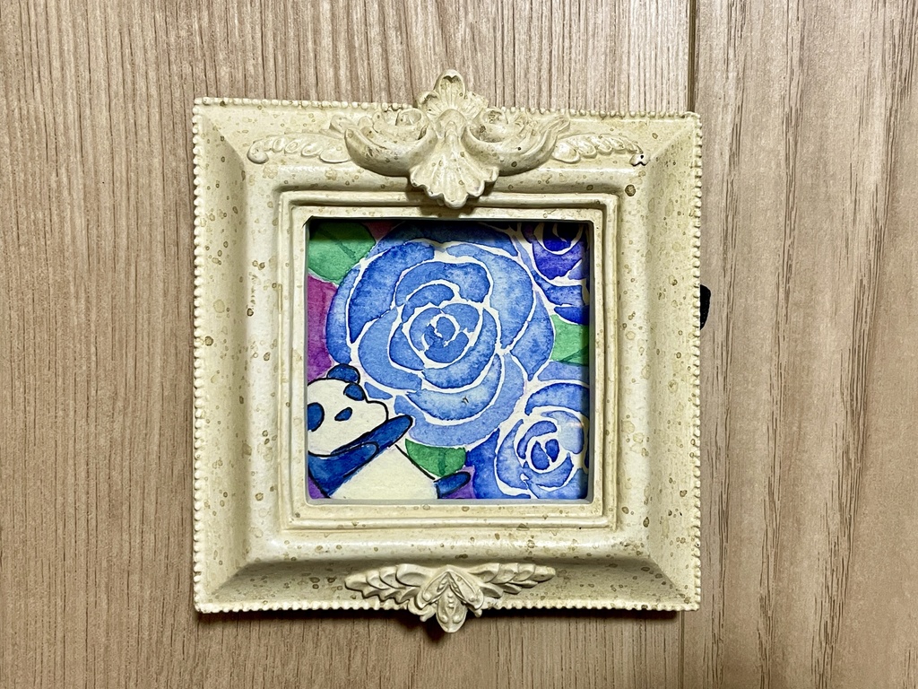 勝利の花言葉「バラ（青）」