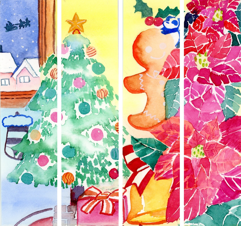 クリスマスのしおり 2025