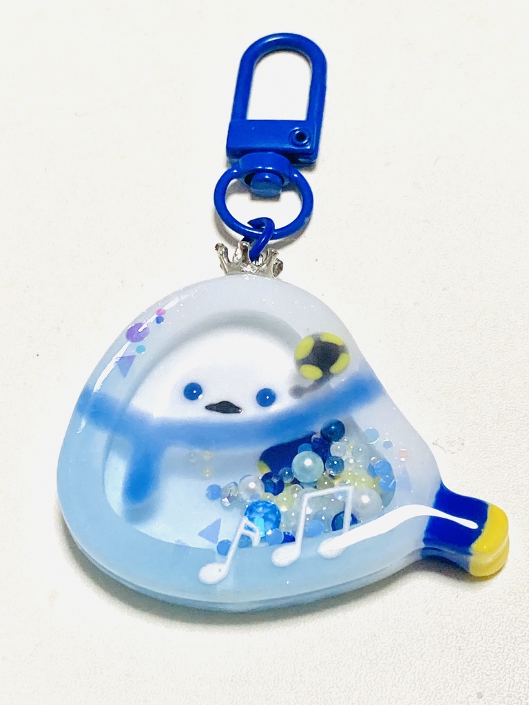 KAITOイメージのシマエナガシャカシャカキーホルダー