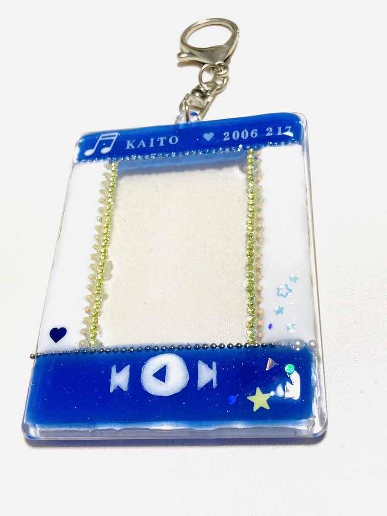 KAITOイメージカードケースキーホルダー(音楽プレイヤー風)