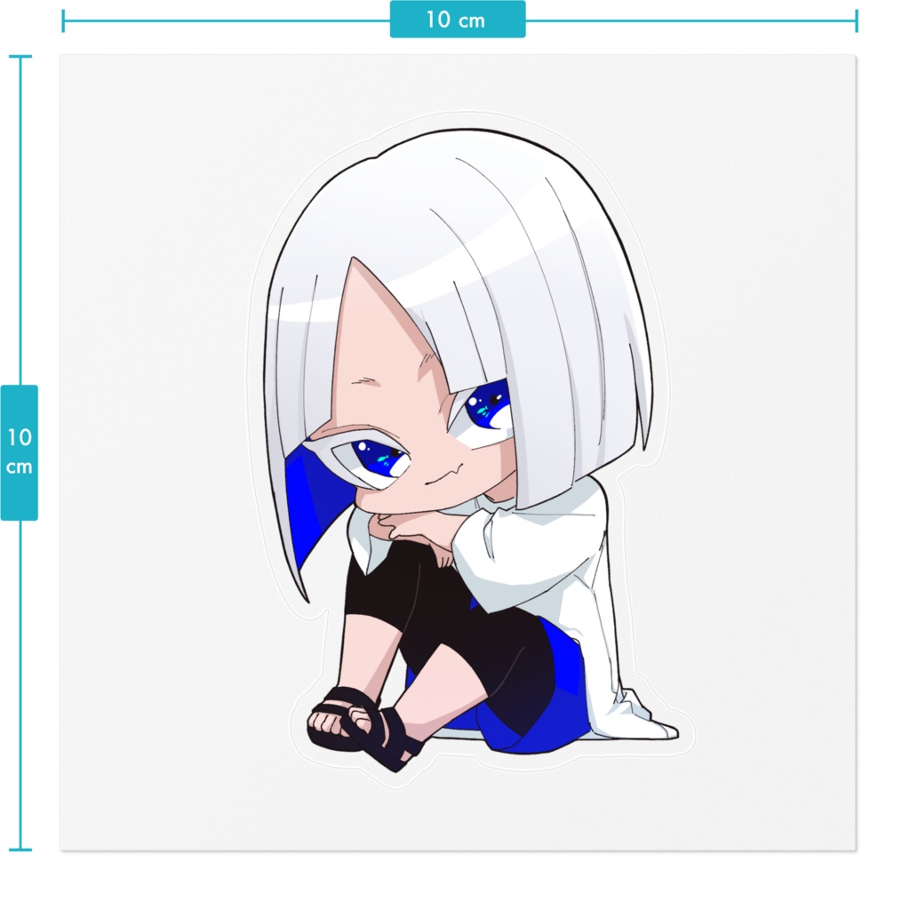 青海 透人-ステッカー(クリア)