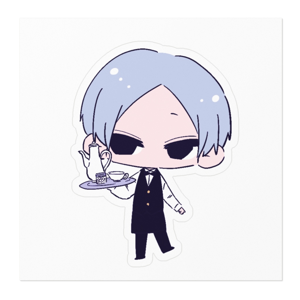 ステッカーカフェ-氷雨