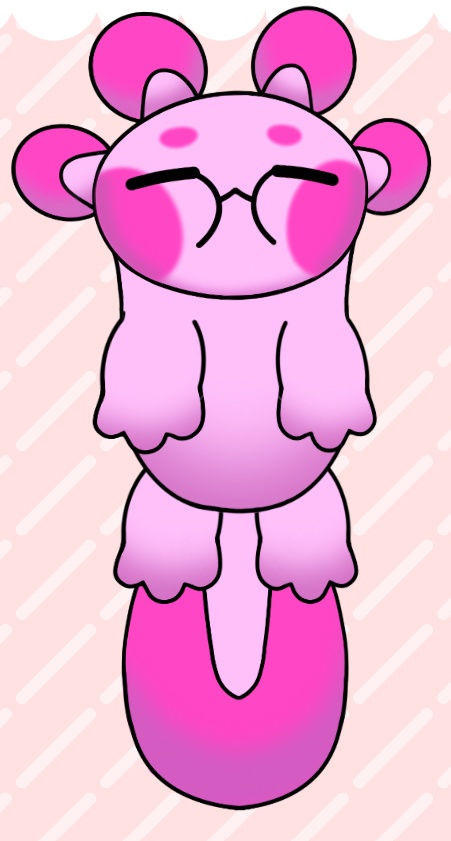 Axolotl In A Bucket Vtuber Model