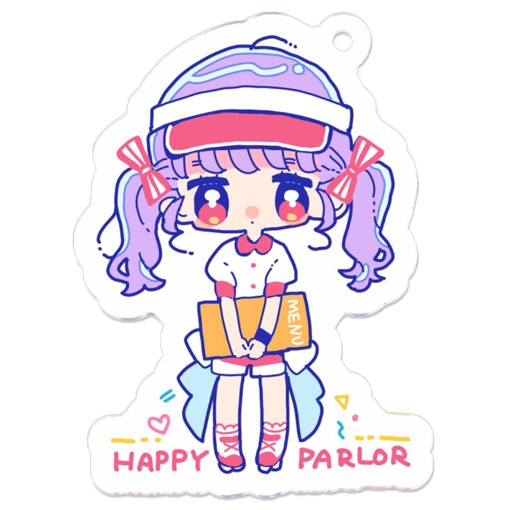 アクリルキーホルダー［ミント（ハッピーパーラー）］