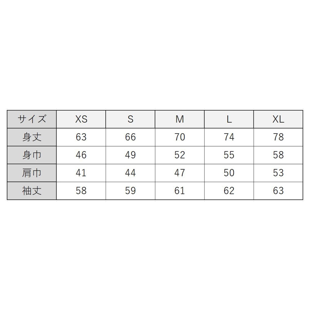 呟崎桜花 3周年記念リブ付きロングスリーブTシャツ