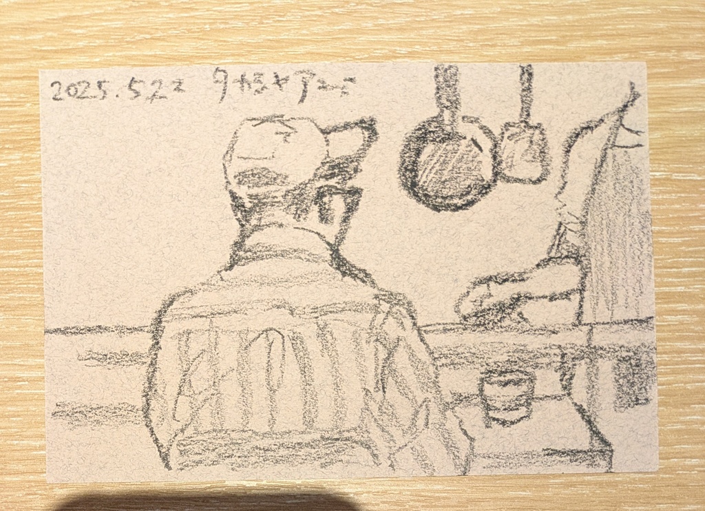 ドローイング　cafe 2025/5/22