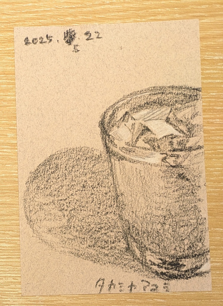 ドローイング　drink 2025/5/22