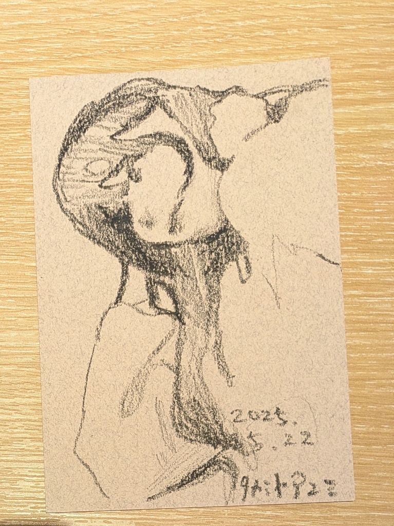 ドローイング　she 2025/5/22