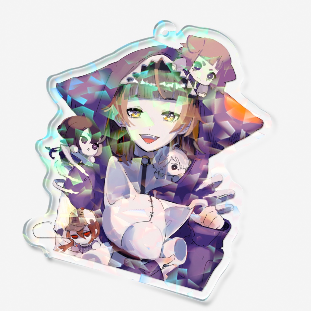 あきの寝間着しっぽのホログラムアクキー