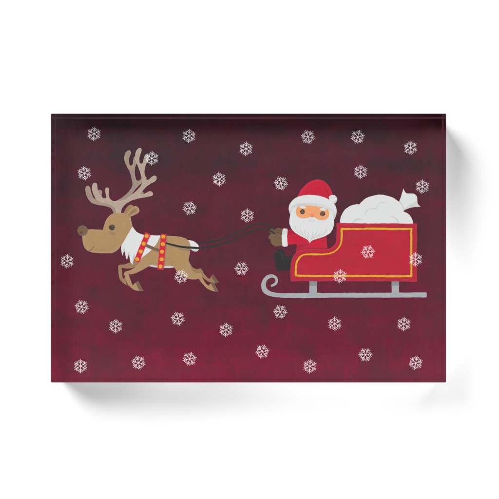Santa Claus & reindeer