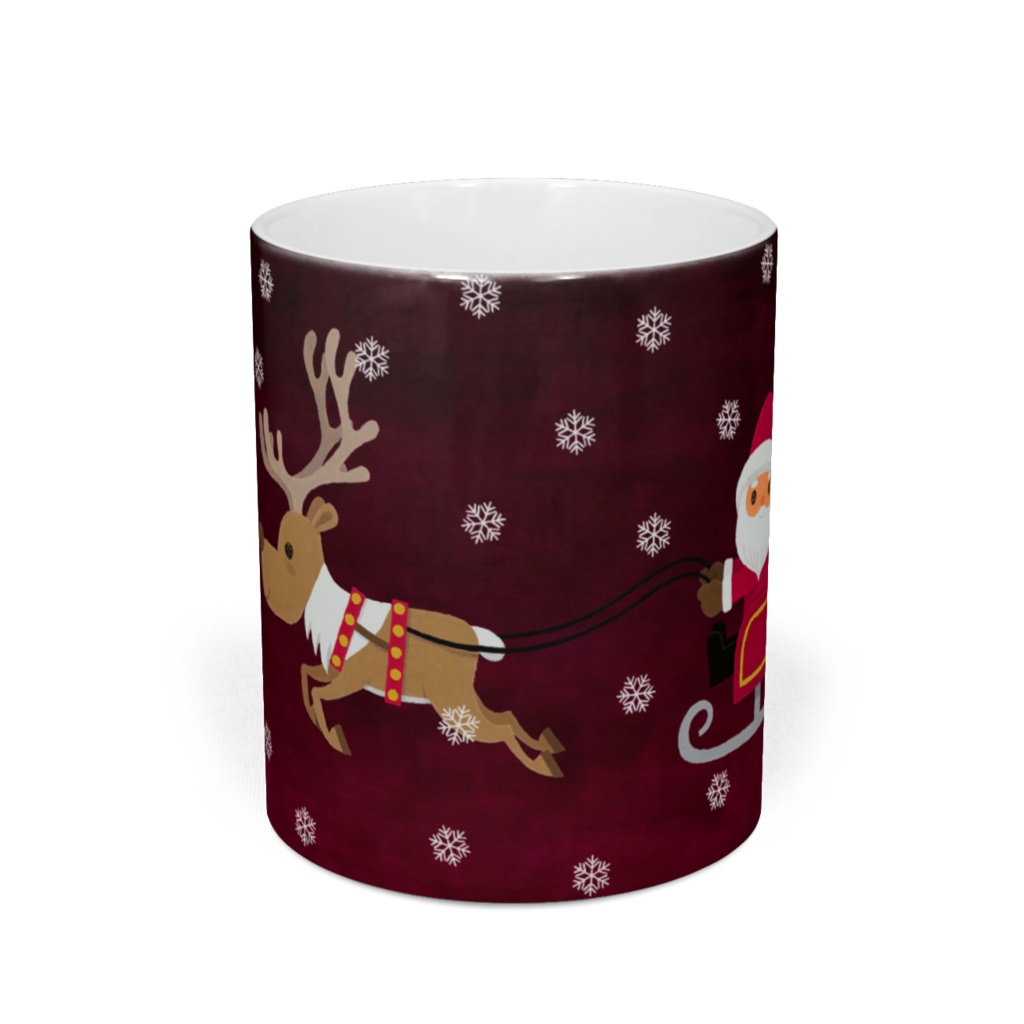 Santa Claus & reindeer