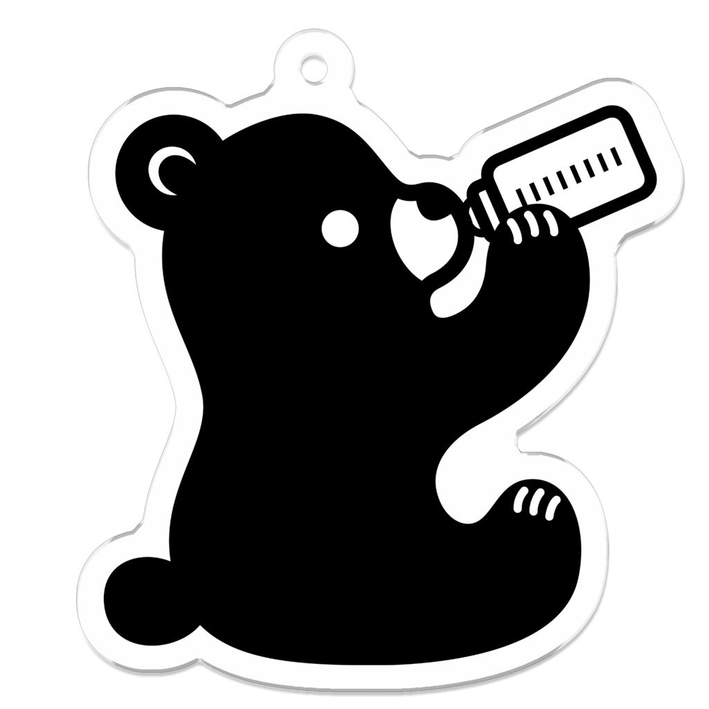 Baby Bear アクリルキーホルダー（ブラック）