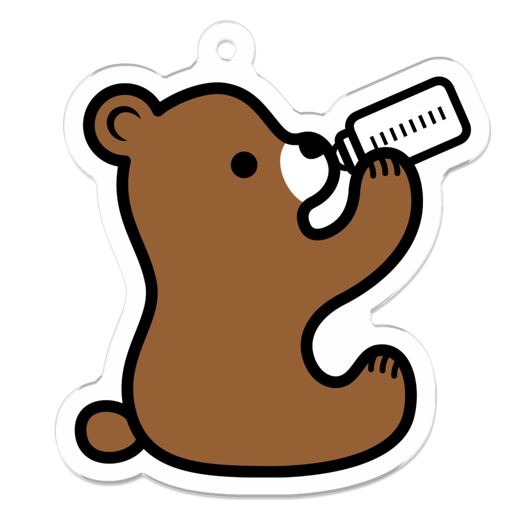 Baby Bear アクリルキーホルダー（ブラウン）