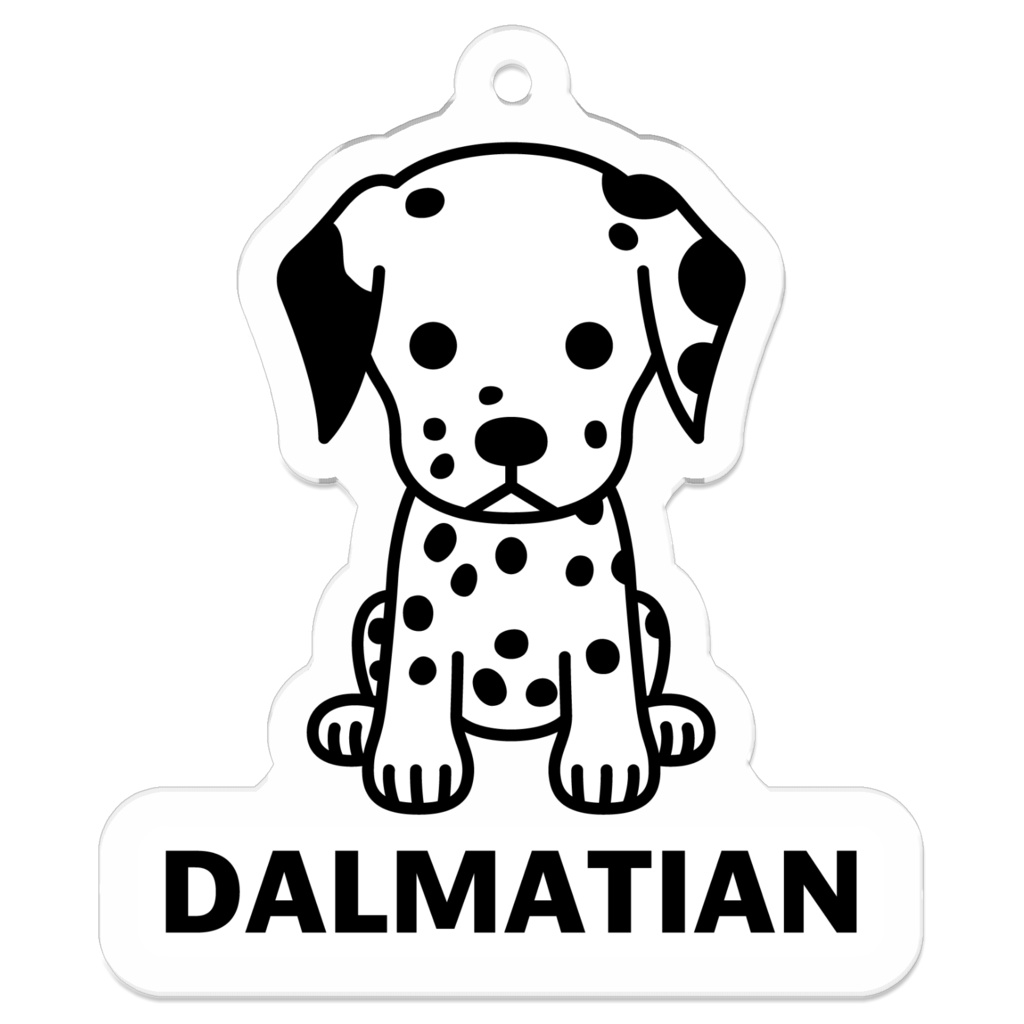 DALMATIAN アクリルキーホルダー