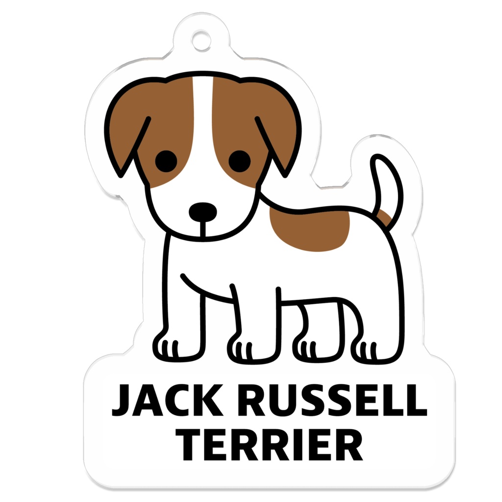 JACK RUSSELL TERRIER アクリルキーホルダー