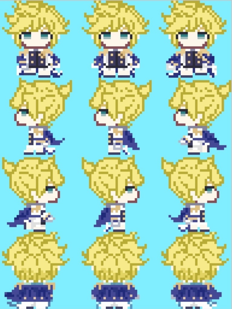 【ピクスク】白騎士アバター